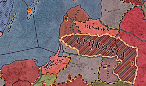 Kiedy już sojusznik podbije oponenta gracza, wystarczy podpisać odpowiedni pokój. - Hrabia w Crusader Kings II | Droga na szczyt - Crusader Kings II - poradnik do gry