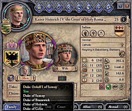 Dzięki elekcji można z księcia awansować od razu do cesarza. - Książe dzielnicowy w Crusader Kings II | Droga na szczyt - Crusader Kings II - poradnik do gry