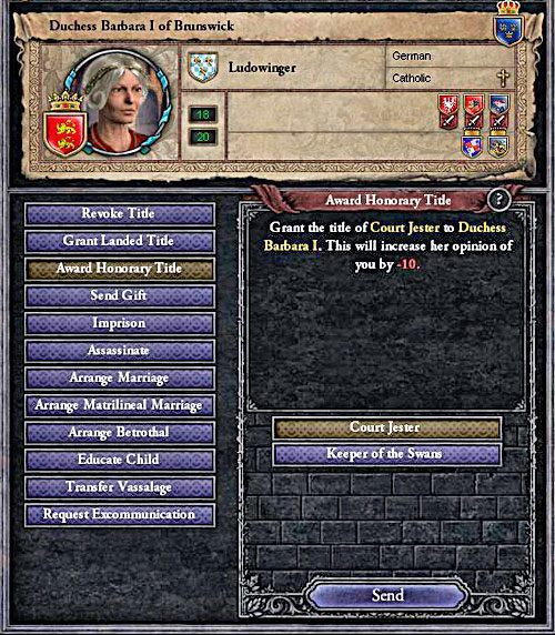 Irytowanie podwładnych czasami bywa korzystne. - Król w Crusader Kings II | Droga na szczyt - Crusader Kings II - poradnik do gry