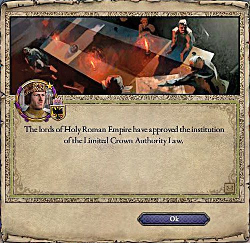 Dopiero cesarz o odpowiednim autorytecie może sprawnie kierować swoim państwem. - Cesarz w Crusader Kings II | Droga na szczyt - Crusader Kings II - poradnik do gry