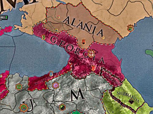 Gruzja może być cennym sprzymierzeńcem w wojnie z niewiernymi - zwłaszcza z państwem Rum. - Trzecia krucjata w Crusader Kings II | Oficjalne scenariusze - Crusader Kings II - poradnik do gry