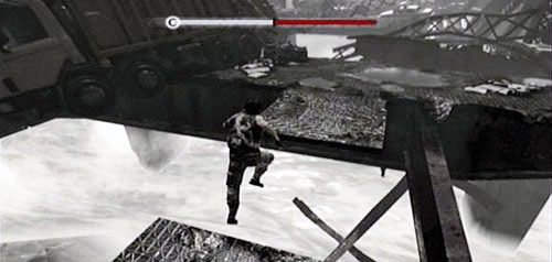 Przeskocz na drugą stronę kładki i odwróć się w prawo - Poradnik do gry - Episode 1 - Return | I Am Alive - I Am Alive - poradnik do gry