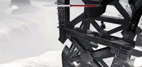 Doskocz do drabinki na wsporniku i wejdź na samą górę wykonując po drodze dwa skoki - Poradnik do gry - Episode 1 - Return | I Am Alive - I Am Alive - poradnik do gry