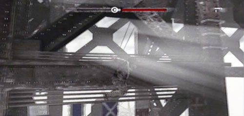 Będziesz musiał sprawnie obejść filar trzymając się krawędzi i wspinając się na kolejne drabinki - Poradnik do gry - Episode 1 - Return | I Am Alive - I Am Alive - poradnik do gry