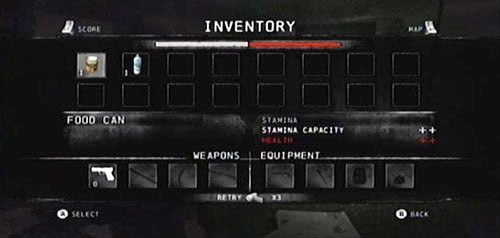 Otwórz inwentarz i najedź kursorem na butelkę (WATER BOTTLE), zatwierdź wybór i potwierdź chęć jej użycia (USE) - Poradnik do gry - Episode 1 - Return | I Am Alive - I Am Alive - poradnik do gry