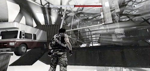 Przeskocz na stalowe ożebrowanie i przejdź na drugą stronę przepaści - Poradnik do gry - Episode 1 - Return | I Am Alive - I Am Alive - poradnik do gry