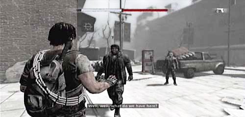 Zaraz po wyjściu z podwórka pojawi się czterech kolejnych mętów - Episode 2 - Home | I Am Alive - I Am Alive - poradnik do gry