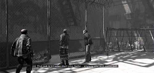 Po wyjściu z mieszkania podejdź do płaczącej dziewczynki i zacznij za nią biec, kiedy będzie uciekać - Episode 3 - Shelter | I Am Alive - I Am Alive - poradnik do gry