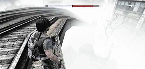 Zejdź po rusztowaniu na dół i wdrap się po najbliższym przęśle na wiadukt - Episode 6 - Mei | I Am Alive - I Am Alive - poradnik do gry