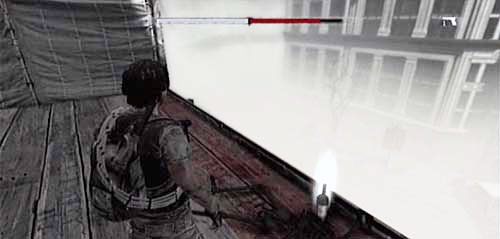 Jeżeli zaś udasz się w uliczkę po prawej stronie, to pod wiatą znajdziesz tabletki (PAINKILLERS) i napój (SODA CAN), a dalej, po przejściu po rurze ponad dziurą sok (FRUIT COCTAIL) - Episode 6 - Mei | I Am Alive - I Am Alive - poradnik do gry