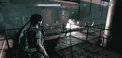 Zobaczysz kilku gości grzejących się przy ognisku, ale odwróconych plecami do ciebie - Episode 11 - Radic Haventon - Part 2 | I Am Alive - I Am Alive - poradnik do gry