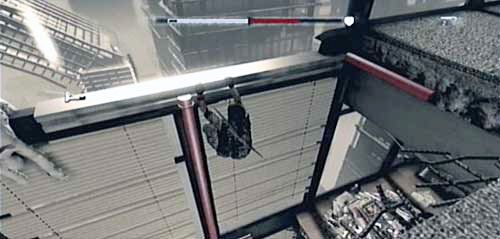 Wyżej, na jednym z wystających ze ściany elementów znajdziesz nabój - Episode 19 - Fireworks | I Am Alive - I Am Alive - poradnik do gry