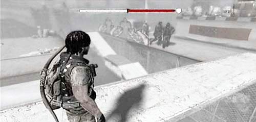 Po terenie kręci się mnóstwo przeciwników, więc musisz zacząć się skradać - Episode 20, 21 - Perilous Streets, The Pier | I Am Alive - I Am Alive - poradnik do gry