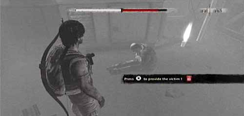 Po wejściu na teren wesołego miasteczka dojdziesz do strzelnicy, gdzie jest strzała - Episode 18, 19, 21 - Morning, Fireworks, The Pier | Ofiary | I Am Alive - I Am Alive - poradnik do gry