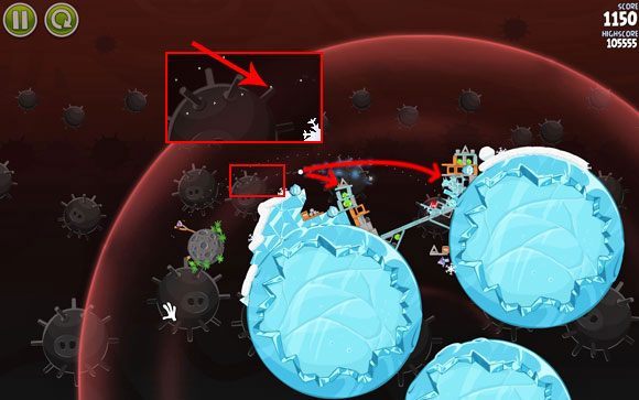 Wystrzelenie drugiego ptaka nie jest łatwe - Level 3-25 | Danger Zone | Angry Birds Space - Angry Birds Space - poradnik do gry