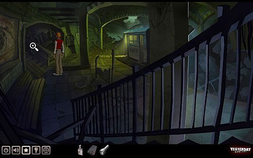 Na miejscu zainteresuj Henryego schodkami we wnęce po lewej - Wydostań walizkę | Nowy Jork - stacja metra Cadway | Yesterday - Yesterday - poradnik do gry