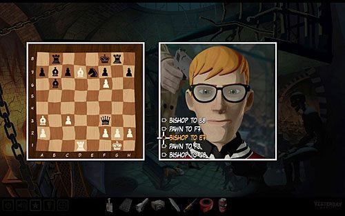 Nie można tu wybrać złego posunięcia, ponieważ Henry w takim przypadku tłumaczy, dlaczego nie powinien wykonać takiego właśnie ruchu - Otwórz kłódkę w bramie | Nowy Jork - stacja metra Cadway | Yesterday - Yesterday - poradnik do gry