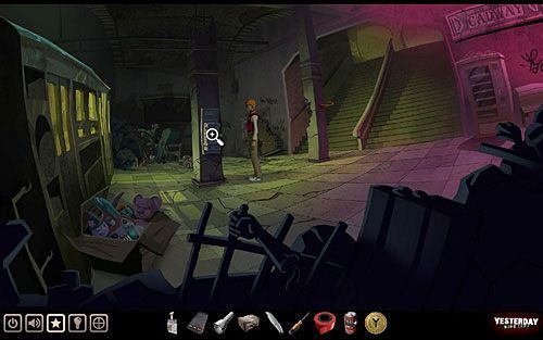 Wagonik możesz opuścić tylko drzwiami po prawej - Wezwij Coopera na pomoc | Nowy Jork - stacja metra Cadway | Yesterday - Yesterday - poradnik do gry