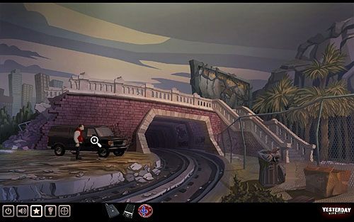 Otwórz drzwiczki do wozu i zabierz ze środka zapałki oraz kluczyk do bagażnika vana - Skonstruuj pochodnię | Nowy Jork - stacja metra Cadway | Yesterday - Yesterday - poradnik do gry