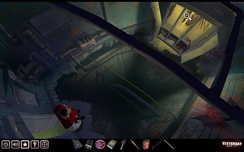 W pomieszczeniu z zawaloną podłogą zwróć uwagę na szafkę przy przeciwległej ścianie - Zdobądź rewolwer | Nowy Jork - stacja metra Cadway | Yesterday - Yesterday - poradnik do gry