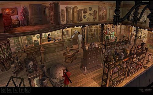 W wyniku dość burzliwej i pełnej wspomnień rozmowy z Pauline John otrzyma klucz do zaplecza - Znajdź notatnik ojca Pauline | Paryż - sklep z antykami | Yesterday - Yesterday - poradnik do gry