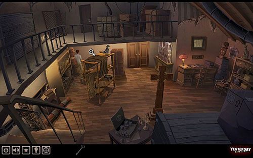 Rozejrzyj się po zapleczu - Znajdź notatnik ojca Pauline | Paryż - sklep z antykami | Yesterday - Yesterday - poradnik do gry