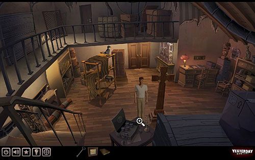 Potrzebujesz do tego paru rekwizytów - Odczytaj zaszyfrowaną wiadomość | Paryż - sklep z antykami | Yesterday - Yesterday - poradnik do gry