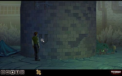 Skieruj się w lewo, pod imponujący komin - Dostań się na komin | Zakłady White Enterprises | Yesterday - Yesterday - poradnik do gry