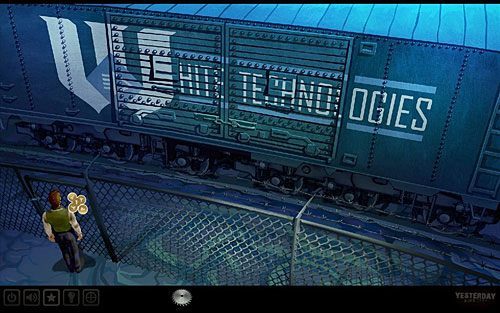 Spróbuj otworzyć furtkę (po lewej), nic z tego - zabezpiecza ją zacisk - Dostań się na komin | Zakłady White Enterprises | Yesterday - Yesterday - poradnik do gry