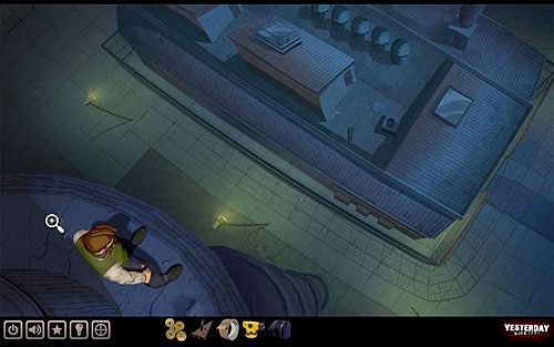 Z tymże pakunkiem wdrap się na komin - Zabezpiecz kamerę przed następstwami upadku | Zakłady White Enterprises - Yesterday - poradnik do gry