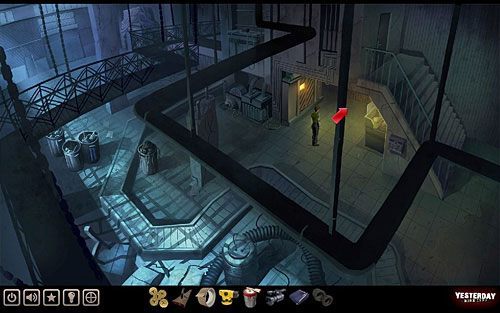 Wewnątrz magazynu udaj się we wnękę pod schodami - Zlokalizuj, gdzie przetrzymywany jest Boris | Zakłady White Enterprises - Yesterday - poradnik do gry