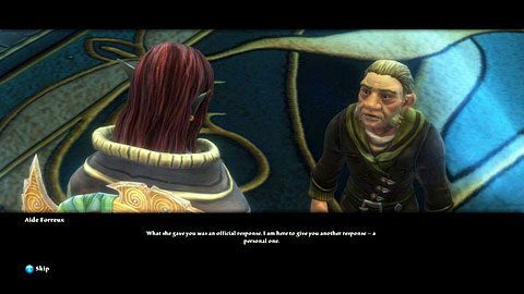 Od czekającego na dole gnoma dowiesz się, że mężczyzna przebywa w Livrarium M6(14) - Enemies In High Places | Opis przejścia Kingdoms of Amalur Reckoning - Kingdoms of Amalur: Reckoning - poradnik do gry