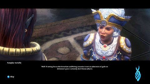 Po zakończeniu starcia porozmawiaj ze znajomą Templariuszką - Enemies In High Places | Opis przejścia Kingdoms of Amalur Reckoning - Kingdoms of Amalur: Reckoning - poradnik do gry