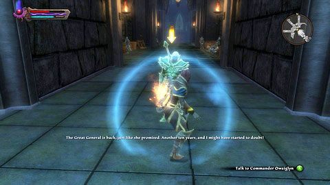 Po dotarciu na miejsce porozmawiaj z komandorem Owaiglynem - Breaking the Siege (1) | Opis przejścia Kingdoms of Amalur Reckoning - Kingdoms of Amalur: Reckoning - poradnik do gry