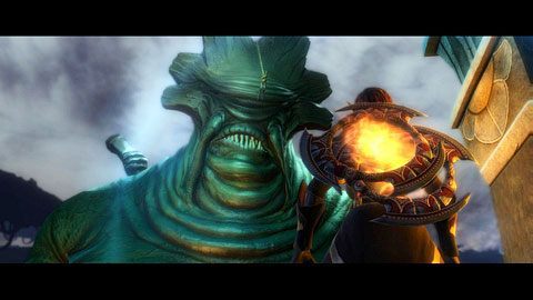 Idąc dalej przed siebie dotrzesz na zewnętrzną część murów, gdzie spotkasz panią generał - Breaking the Siege (2) | Opis przejścia Kingdoms of Amalur Reckoning - Kingdoms of Amalur: Reckoning - poradnik do gry