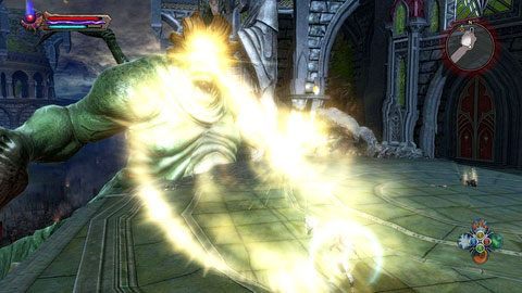 Co pewien czas mag będzie przenosił się na wielkie monstrum i kierował jego potężny promień przeciwko tobie - Breaking the Siege (2) | Opis przejścia Kingdoms of Amalur Reckoning - Kingdoms of Amalur: Reckoning - poradnik do gry