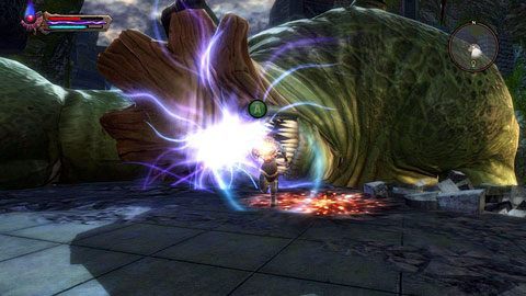 Powtarzaj uniki i ataki, aż będziesz miał możliwość dobicia stwory - Breaking the Siege (2) | Opis przejścia Kingdoms of Amalur Reckoning - Kingdoms of Amalur: Reckoning - poradnik do gry