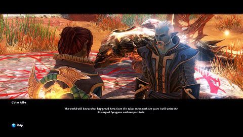 Porozmawiaj wtedy z jednym z towarzyszy, kończąc w ten sposób zadanie - The Red Marches (2) | Zadania poboczne w Kingdoms of Amalur Reckoning - Kingdoms of Amalur: Reckoning - poradnik do gry