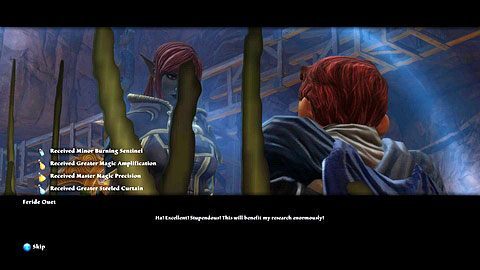 Gdy wszystkie stwory zginą, porozmawiaj z badaczem, a dowiesz się gdzie przebywa Templar Jorielle oraz otrzymasz w nagrodę zestaw eliksirów - Adessa (1) | Zadania poboczne w Kingdoms of Amalur Reckoning - Kingdoms of Amalur: Reckoning - poradnik do gry