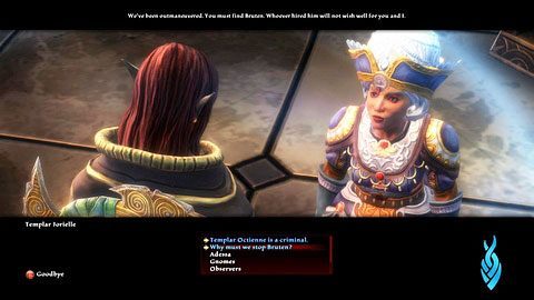 Na początku zadania udaj się do Domus Politica i porozmawiaj z przebywającą na piętrze Templar Jorielle - Adessa (2) | Zadania poboczne w Kingdoms of Amalur Reckoning - Kingdoms of Amalur: Reckoning - poradnik do gry