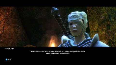 Gdy padnie na ziemię, spotkaj się z czekającą niedaleko Betheli i zakończ zadanie - The Midden | Zadania poboczne w Kingdoms of Amalur Reckoning - Kingdoms of Amalur: Reckoning - poradnik do gry