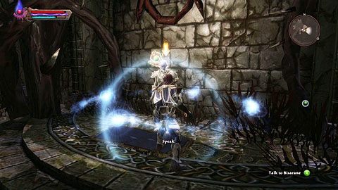 Wewnątrz House of Sorrows skręć w lewo, a dotrzesz do miejsca, gdzie czeka na ciebie Bisarane - Drowned Forest (2) | Zadania poboczne w Kingdoms of Amalur Reckoning - Kingdoms of Amalur: Reckoning - poradnik do gry