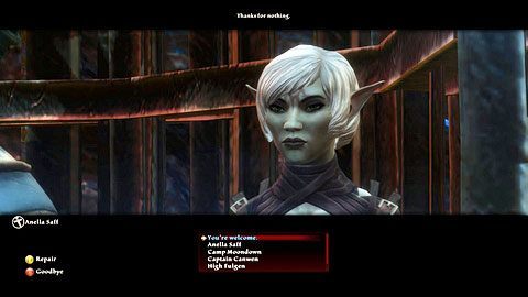 Po krótkiej rozmowie dowiesz się, że kobieta poszukuje magicznego kostura, który został ukryty w tej jaskini - High Fulgen (2) | Zadania poboczne w Kingdoms of Amalur Reckoning - Kingdoms of Amalur: Reckoning - poradnik do gry