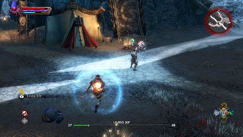 Rozmawiając co jakiś czas z kompanem, biegnij ciągle prosto, aż dotrzesz do obozu Tuatha M13(4) - Shadow Pass | Zadania poboczne w Kingdoms of Amalur Reckoning - Kingdoms of Amalur: Reckoning - poradnik do gry