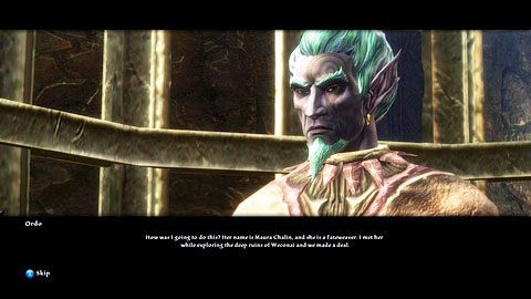 Uwolnij go, wciskając przycisk po prawej, a otrzymasz od mężczyzny zadanie - Twilight Pass (1) | Zadania poboczne w Kingdoms of Amalur Reckoning - Kingdoms of Amalur: Reckoning - poradnik do gry