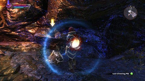 Błyskotkę znajdziesz w kupce gruzów niedaleko żelaznej kraty - Twilight Pass (2) | Zadania poboczne w Kingdoms of Amalur Reckoning - Kingdoms of Amalur: Reckoning - poradnik do gry