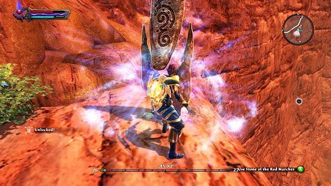 Aby zdobyć drugi kamień, udaj się do Tomb of Fyragnos M1(2) i opuść podziemia pierwszym wejściem na południu - The Red Marches | Kamienie Lorestone w Kingdoms of Amalur Reckoning - Kingdoms of Amalur: Reckoning - poradnik do gry