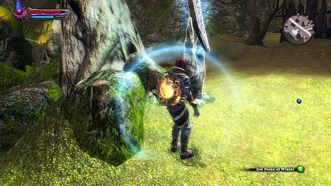 Kamień stoi niedaleko drogi w południowej części lokacji - Winter (1) | Kamienie Lorestone w Kingdoms of Amalur Reckoning - Kingdoms of Amalur: Reckoning - poradnik do gry