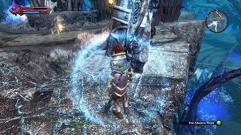 Głaz stoi nad przepaścią we wschodniej części lokacji - Amaura | Kamienie Lorestone w Kingdoms of Amalur Reckoning - Kingdoms of Amalur: Reckoning - poradnik do gry