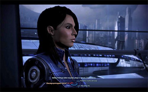 Do kolejnego spotkania z Ashley dojdzie dopiero w końcówce głównego zadania związanego z odparciem ataku Cerberusa na Cytadelę - Mass Effect 3: Ashley Williams - romanse, mężczyzna - Mass Effect 3 - poradnik do gry